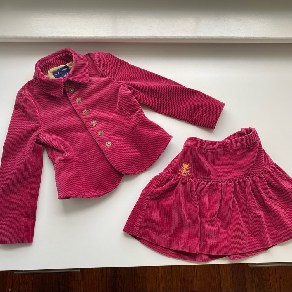 Ralph Lauren corduroy set 5T